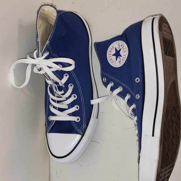 Converse Chunk Taylor high top blue   size mens 11 women 13 - Picture 5 of 16